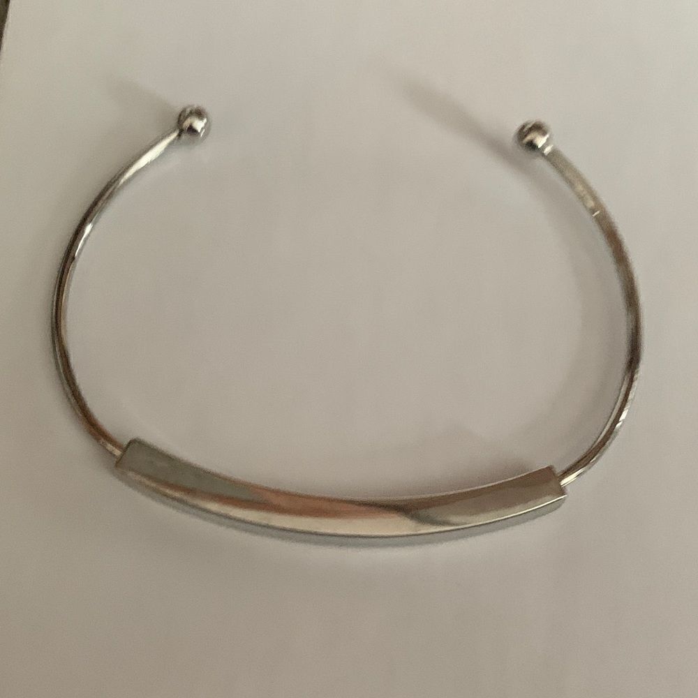 Sara Blaine/eSBe Silver Minimalist Cuff NWT